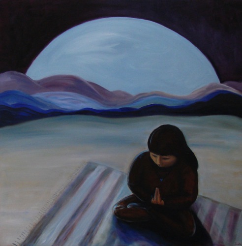 Prayer at Moonrise
oil, 30 x 30
Sold, Giclees or prints only